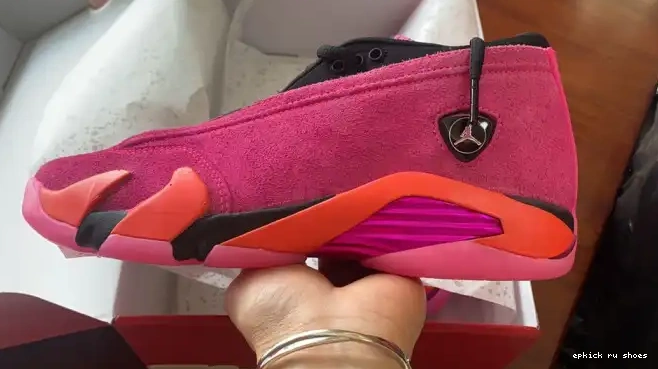 Cheap 14 Low (W) Shocking Jordan Pink DH4121-600 Retro 0506